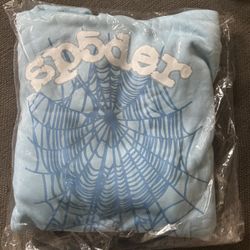 Brand new blue xl spider hoodie