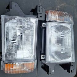 87-91 Ford F150-F350 87-91Bronco Headlights Luces Micas Calaveras Faros