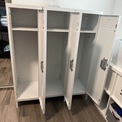 Metal Sports/Mud Room Lockers ALL 3 SALE