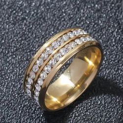 Wedding Ring New Stones Gold 