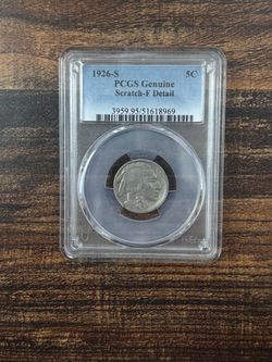 1926-S Buffalo 🦬 Nickel Coin