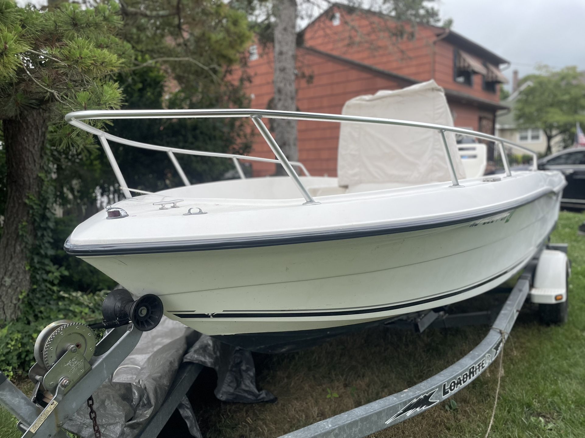 2002 18 Foot Angler Boat Make Offer!