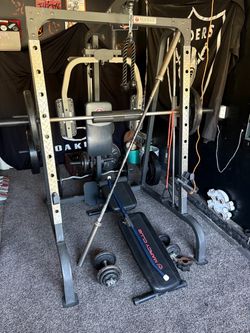 Marcy smith machine and all weights seen