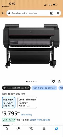 Canon imagePROGRAF PRO-4100S, a 44-inch, 8-color large-format professional inkjet printer designed for high-speed production, photography, and poster 
