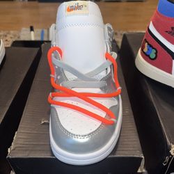 Lowtop SB Dunks/ Off-white Collabs Size 5.5 Men/12men($80)