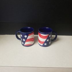 Otagiri Stars & Stripes Coffee Mugs