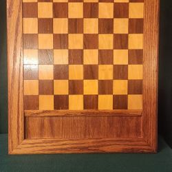 Wood Chess Board Inlay Craft Solid Game