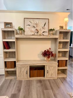 Farmhouse tv center