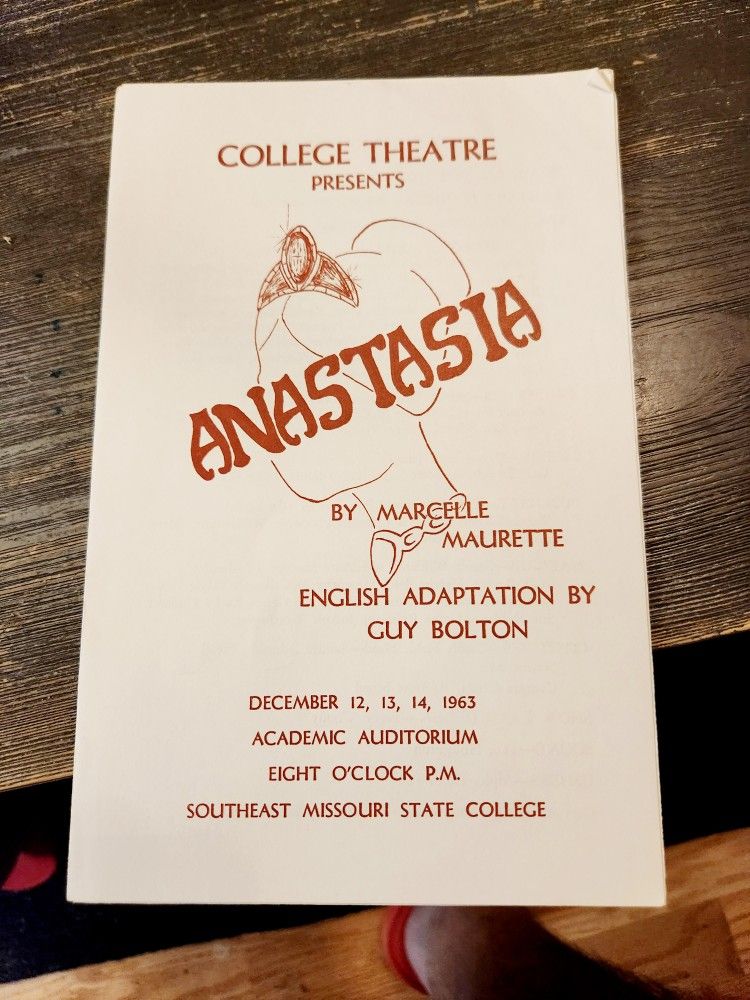 X 3 1960s Southeast Missouri State College Play Programs 
