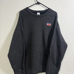 NIKE NikeLab Riccardo Tisci RT MINOTAURS TECHNO WOOL CREW Shirt Grey Sweater XL