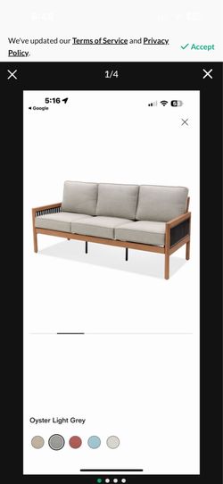 Outdoor furniture set
