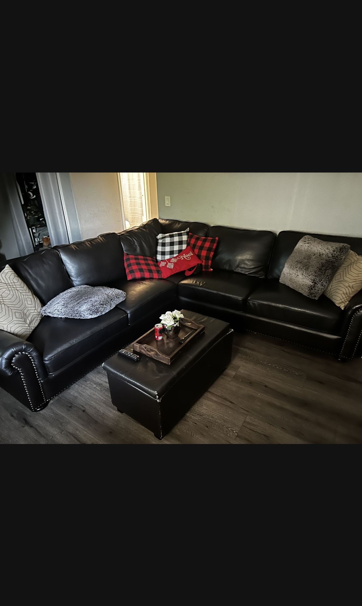 Leather Sectional