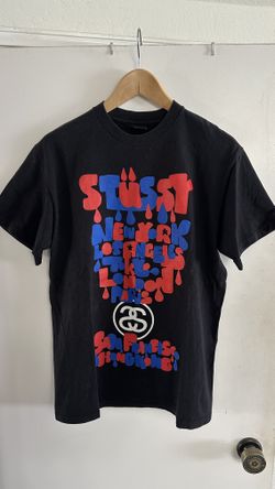 Vintage Stussy World Tour Tee Black Medium