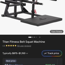 Titan Fitness Belt Squat Machine 