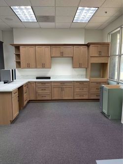 White oak cabinet