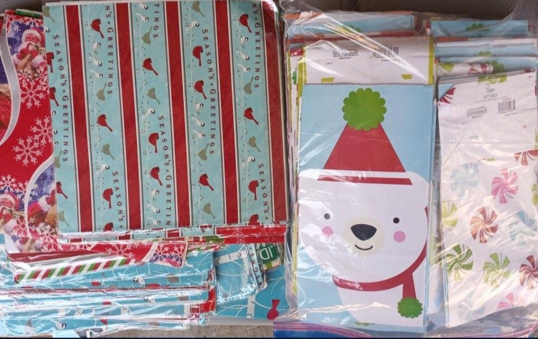 Christmas Bags!! (over 100 of them)