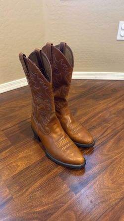 Ariat Brown Leather Cowboy Boots