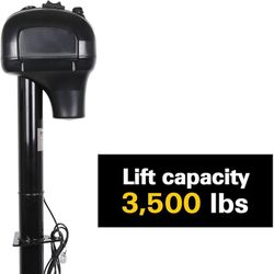 Weize 3500 Lb. Power Tongue Jack, Heavy Duty Electric Trailer Jack with 600D Polyester Protective Cover, 23-5/8" Lift, 12V DC