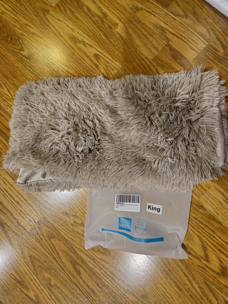 King Size Plush Pillow Cover