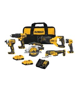 Dewalt 6 Tool Combo