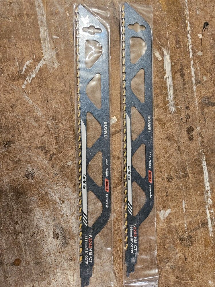 Reciprocating Masonry Blades