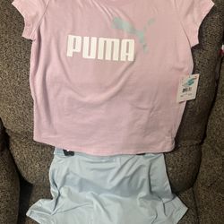 Girls puma 2 Piece Sports Outfit