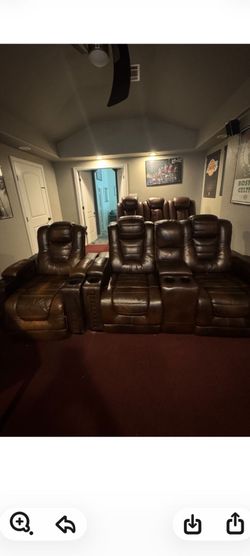 Theater room chairs