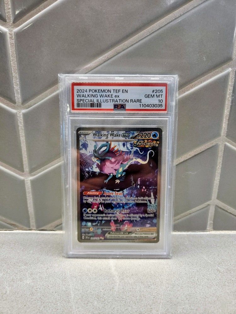 Pokemon Temporal Forces Walking Wake 205 PSA 10!