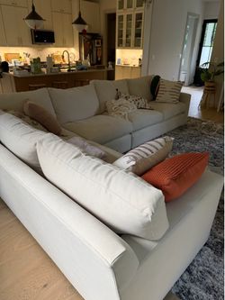 Brand new Crate and Barrel Axis Collection Sectional