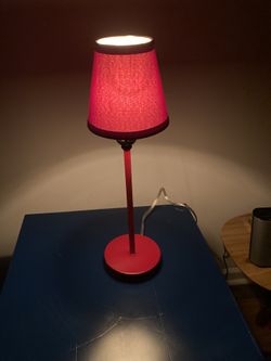 Cute Stainless Steel  17” New Red Lamp