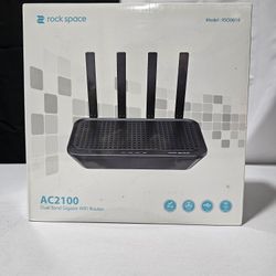 WiFi Router-AC2100 WiFi Router w 4 Gigabit LAN Ports for 60 Devices, High Speed Router(2100Mbps)