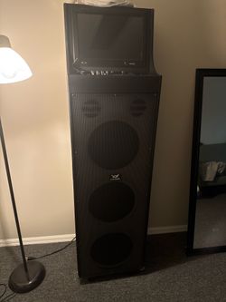 Large Bluetooth party speaker/karaoke system
