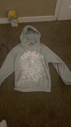 Sp5der Grey Hoodie