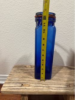 glass spaghetti canister