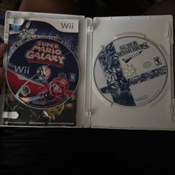 Super Smash Bros Brawl and Super Mario Galaxy 