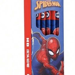 12 pcs spider man pencils -Hb pencil 