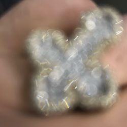 Real Gold And Diamond Cross Ring 