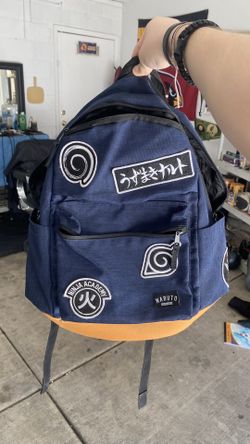 Rare Naruto Sign Patches Backpack 