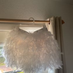 White Feather Skirt