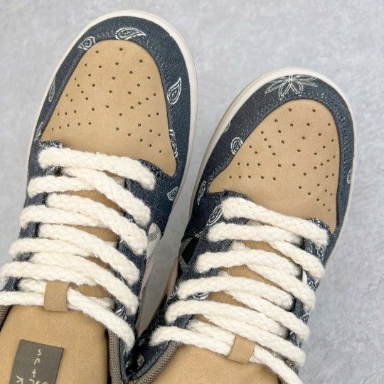 A pair of brownish-black shoes