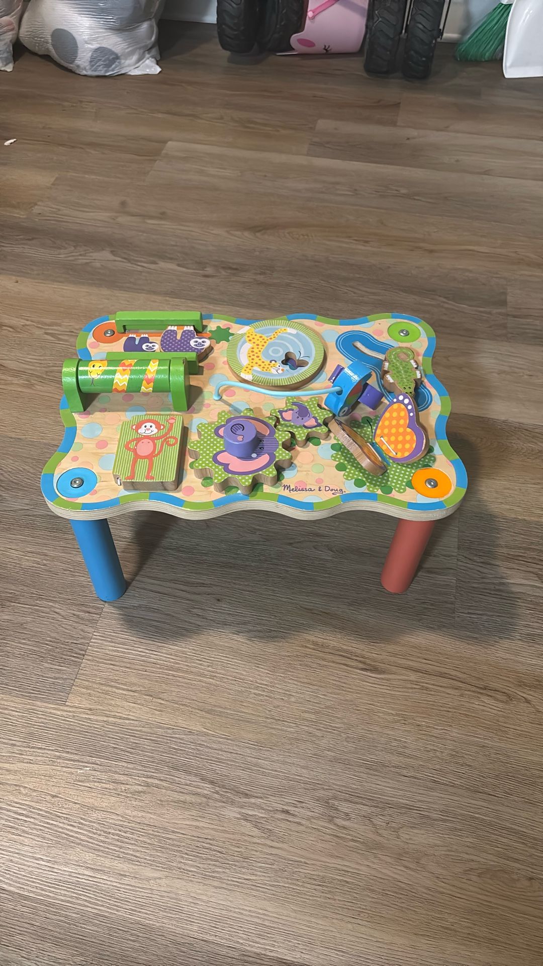 Wooden Montessori Baby Toy Table
