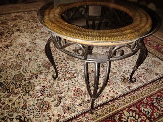 Wicker end table