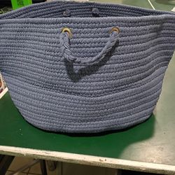 Blue beach or laundry bag