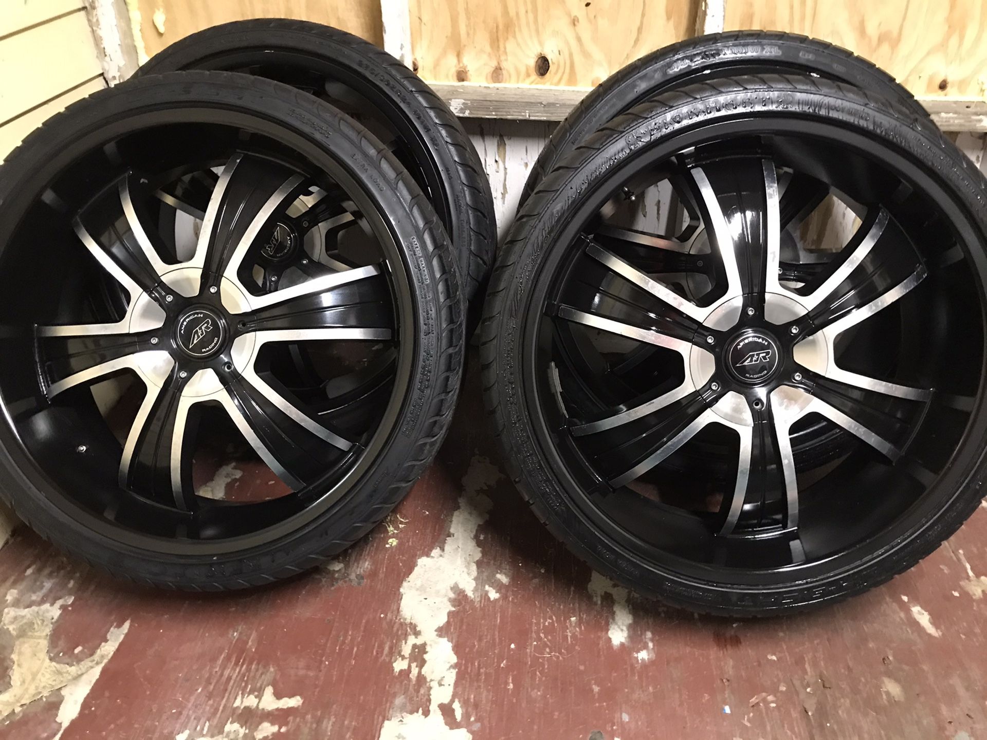 24 inch American Racing Rims