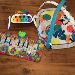 Baby Einstein 4-in-1 kickin + animal music mat