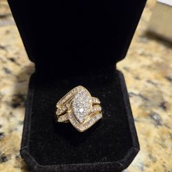 2 Carat Diamond 14 Carat Gold Ring