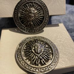 Vintage Art Deco Medusa Head Earrings Circa 1980s