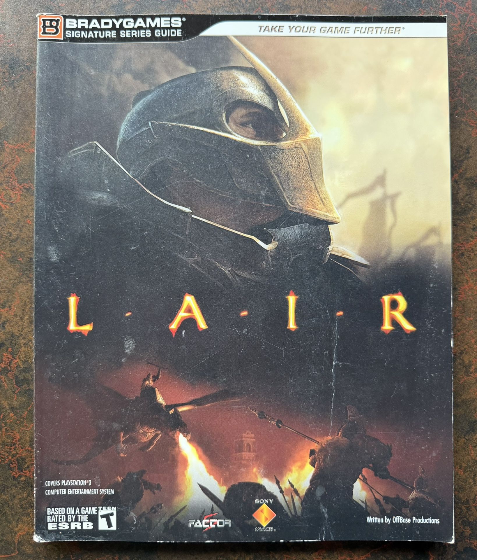 Lair Game Strategy Guide Brady Games Paperback PS3 Playstation 3