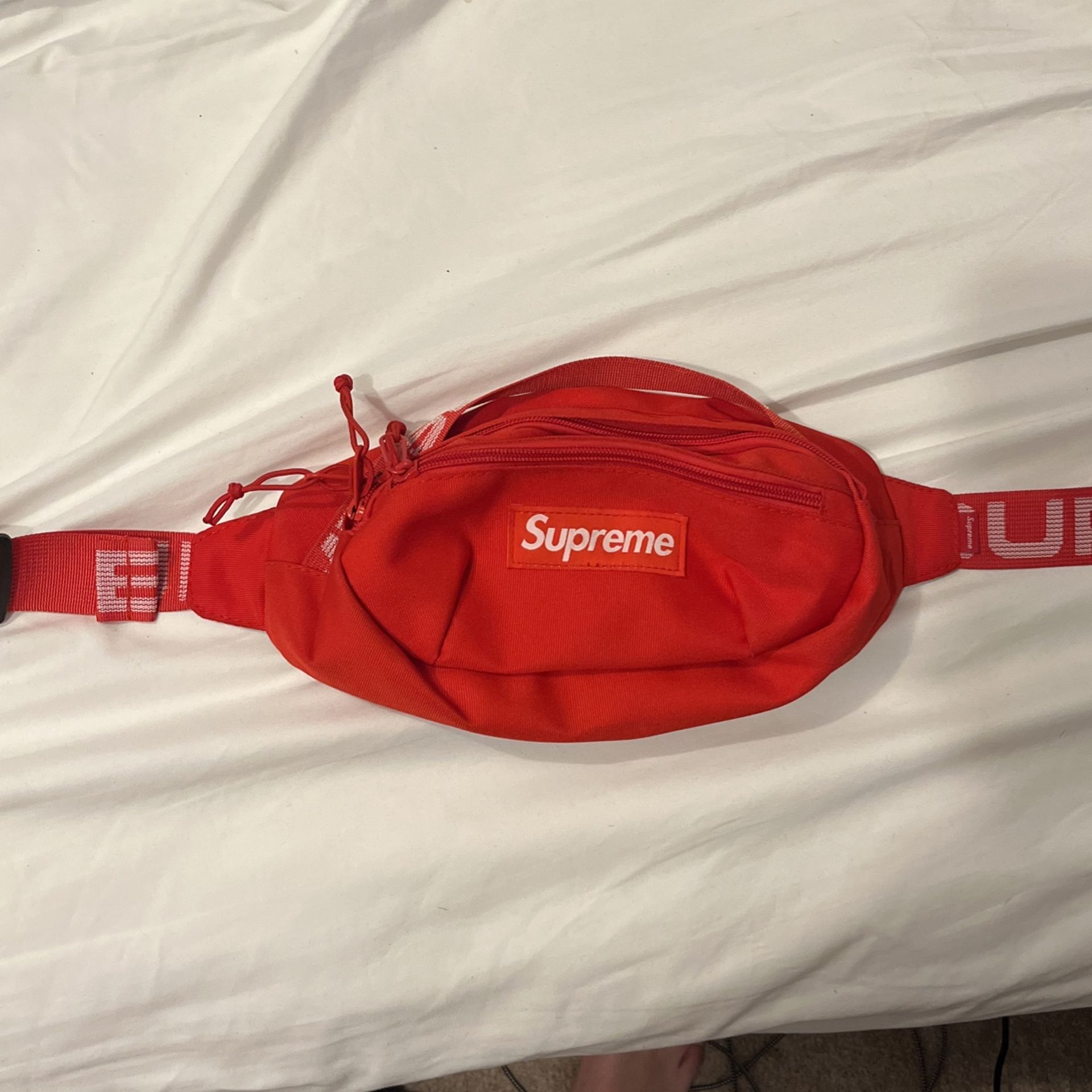 Supreme Ss18 Red Waist Bag