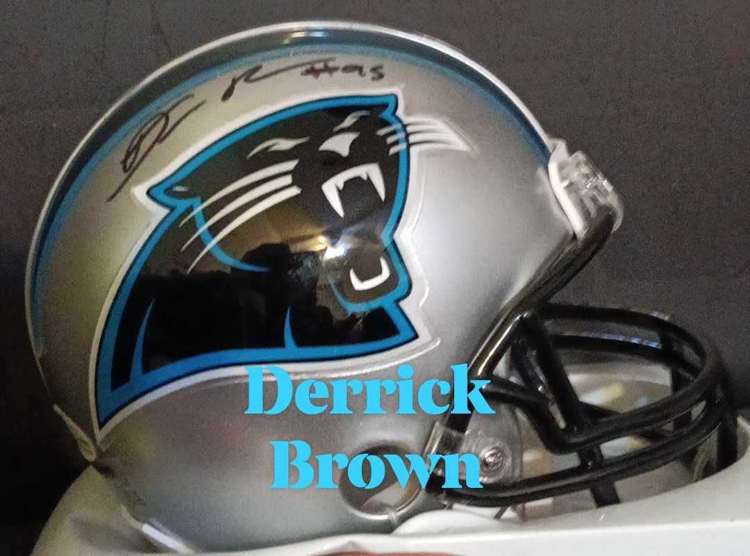 Panthers Mini Helmet Signed